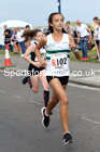 Girls under-15s 2021 Northern 6 and 4 Stage and Young Athletes Road Relays, Redcar. Photo: David T. Hewitson/Sports for All Pics
